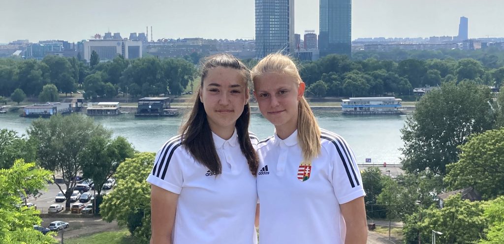 Pintér Tekla és Csejtei Emília az U16-os válogatottban