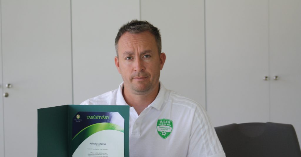 UEFA Goalkeeper „C” diplomát szerzett Fabsitz András