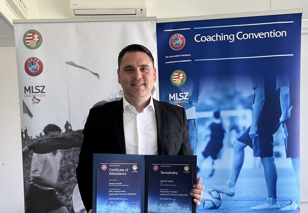 Horváth András is UEFA Elit Youth A diplomával büszkélkedhet