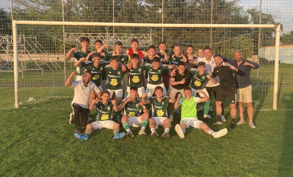Tizenkét pontos előnnyel nyerte meg az Illés Akadémia U17-U19-re épülő Haladás II. a bajnokságot