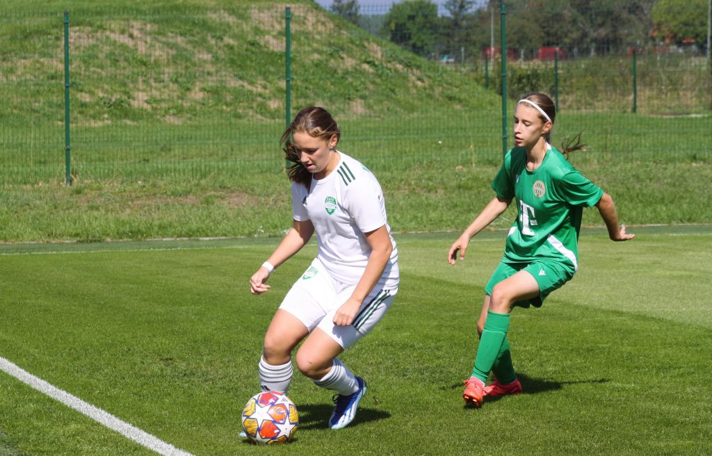 Félidőnyi előnyt adott a Ferencvárosnak leány U17-es csapatunk