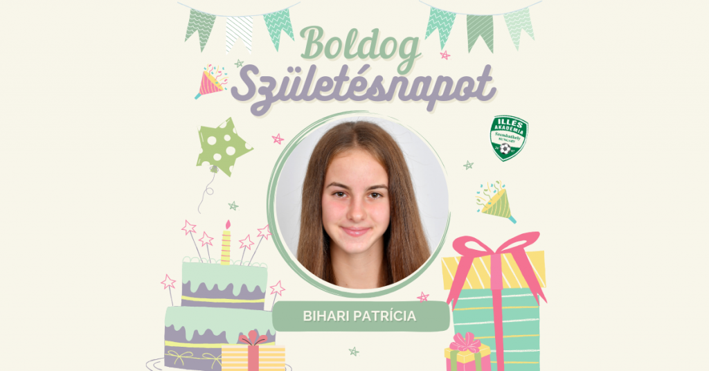 Nagyon boldog születésnapot, Pati!