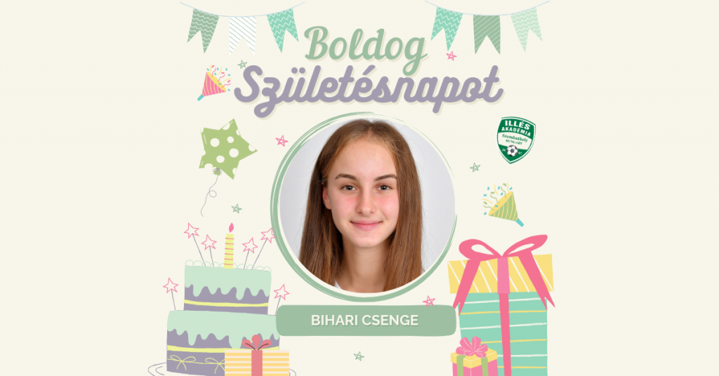 Nagyon boldog születésnapot, Csenge!