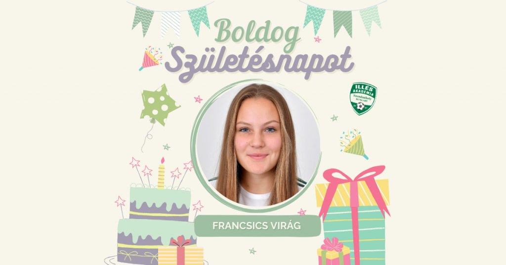 Szeretettel köszöntünk születésnapodon, Virág!