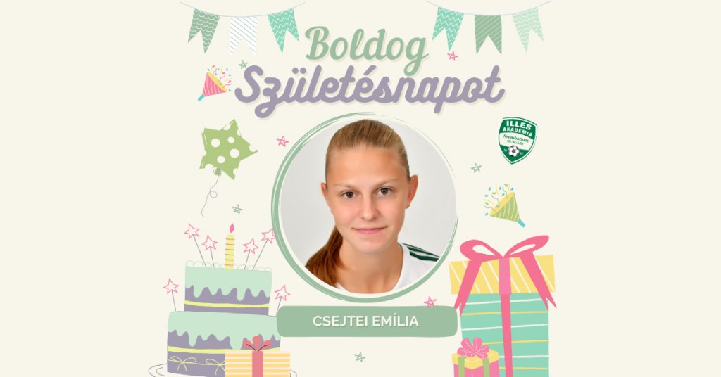 Nagyon boldog születésnapot, Emi!