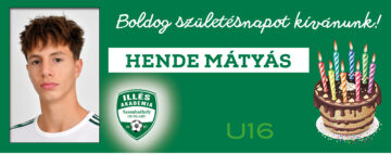 Boldog születésnapot, Matyi!