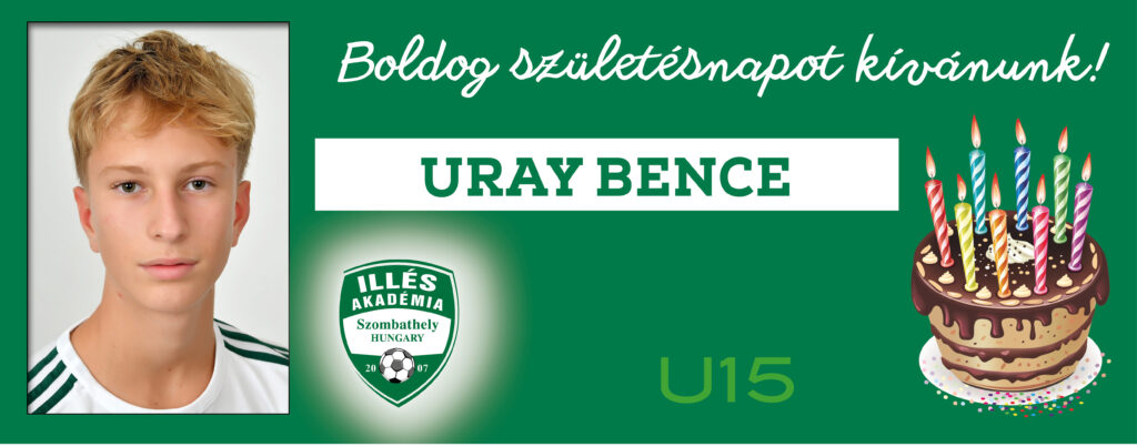 Nagyon boldog születésnapot, Bence!
