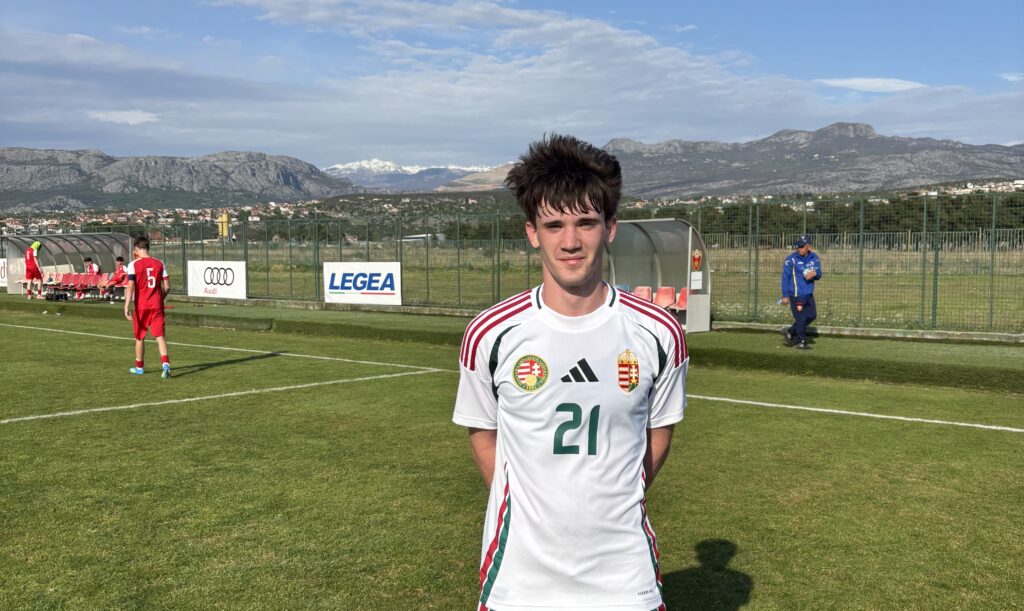 Három meccset tudott le az U16-os válogatottban Zsuppán Kornél