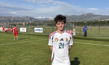 Három meccset tudott le az U16-os válogatottban Zsuppán Kornél