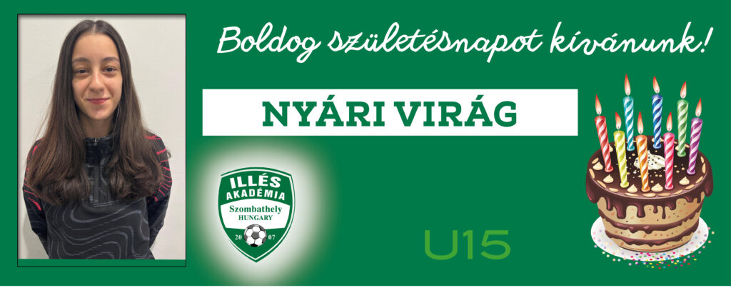 Nagyon boldog születésnapot, Virág!