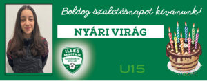 Nagyon boldog születésnapot, Virág!