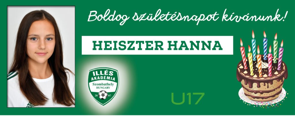 Isten éltessen sokáig, Hanna!