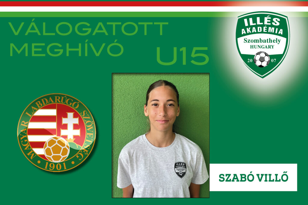Szabó Villő az U15-ös leányválogatottal készül