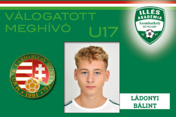 Ládonyi Bálint képviseli az Illés Akadémiát az U17-es válogatottban