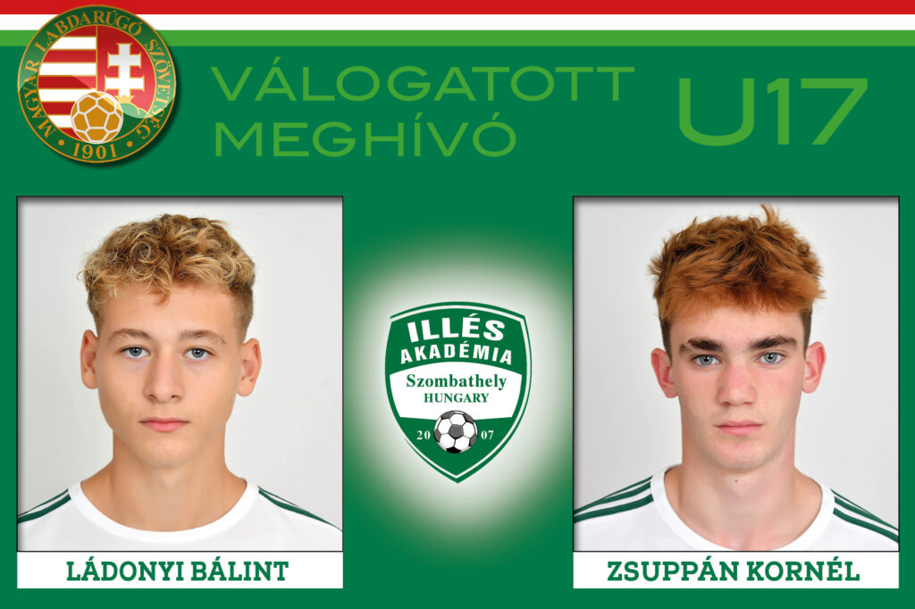 Ládonyi Bálint és Zsuppán Kornél az U17-es válogatottban