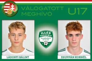 Ládonyi Bálint és Zsuppán Kornél az U17-es válogatottban