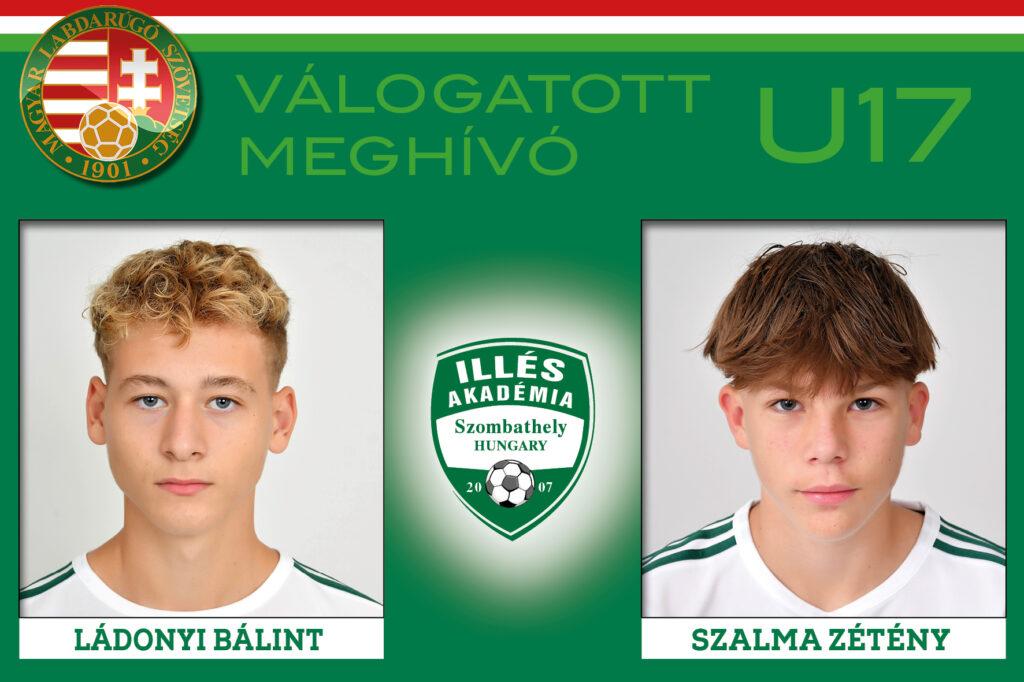 Ládonyi Bálint és Szalma Zétény Horvátországba utaznak az U17-es válogatottal