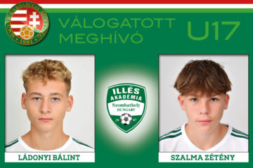 Ládonyi Bálint és Szalma Zétény Horvátországba utaznak az U17-es válogatottal