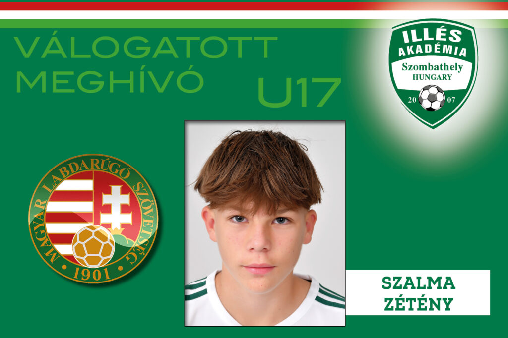 Szalma Zétény ismét az U17-es válogatott keretében