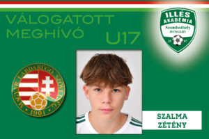 Szalma Zétény ismét az U17-es válogatott keretében