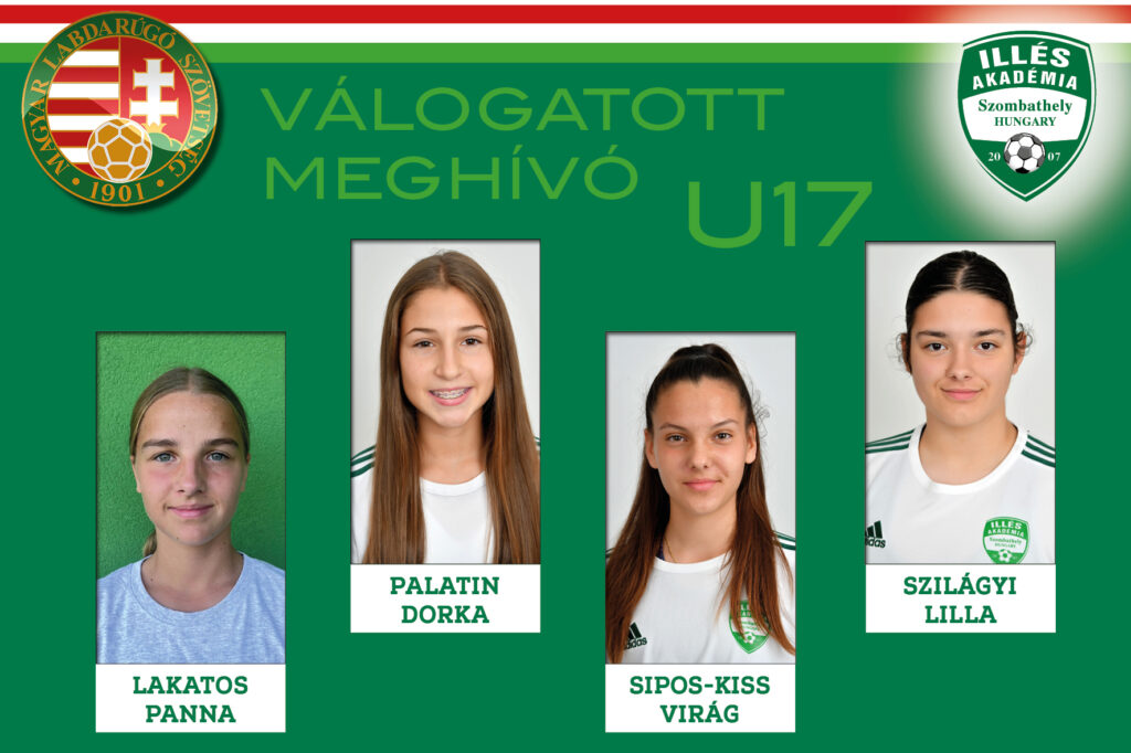 Ismét négy játékost ad az Illés Akadémia az U17-es leányválogatottnak