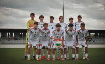 Szalma Zétény kezdőként volt részese az U17-es válogatott sikerének